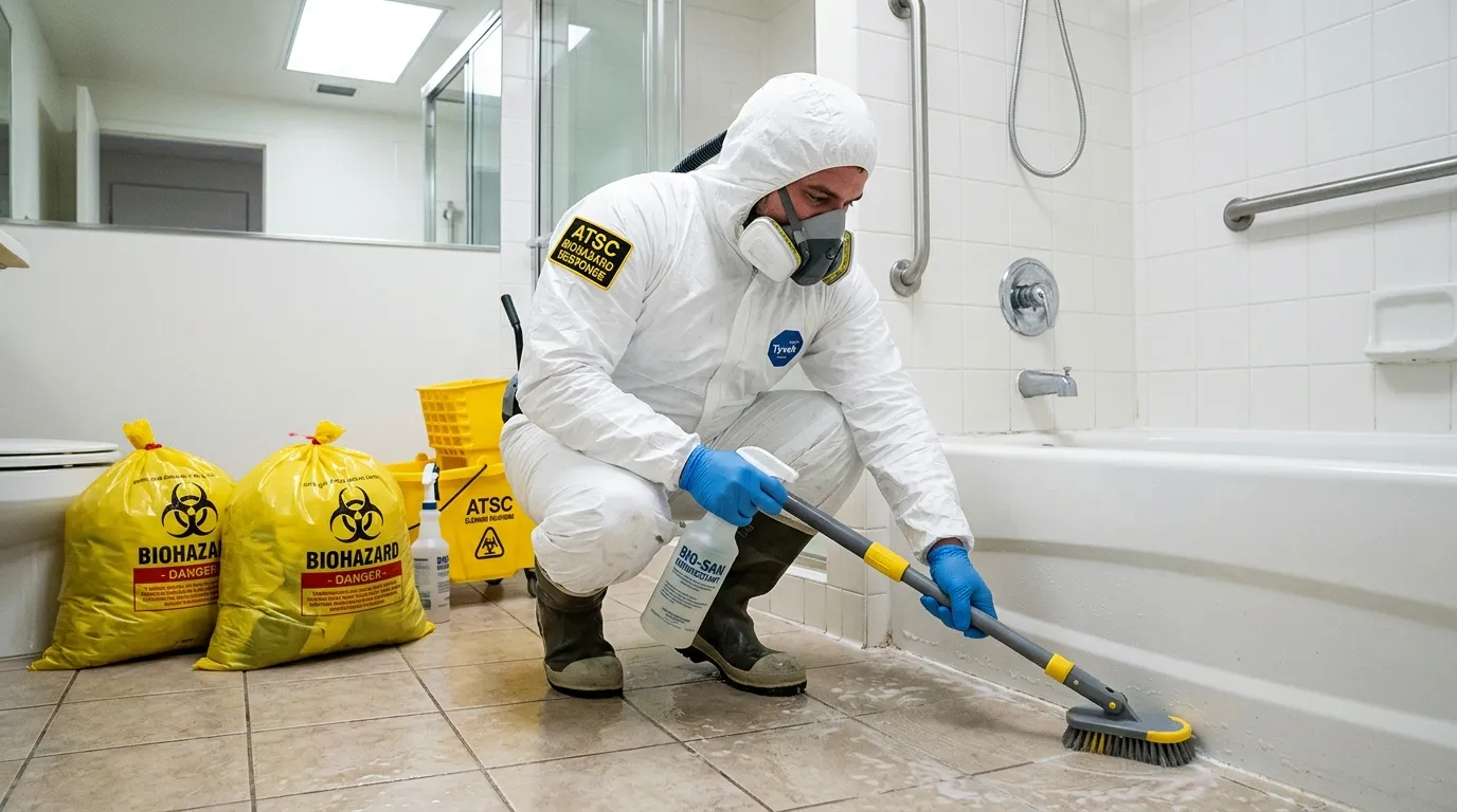 Decontamination equipment deployed for Blood Cleanup in Carnegie